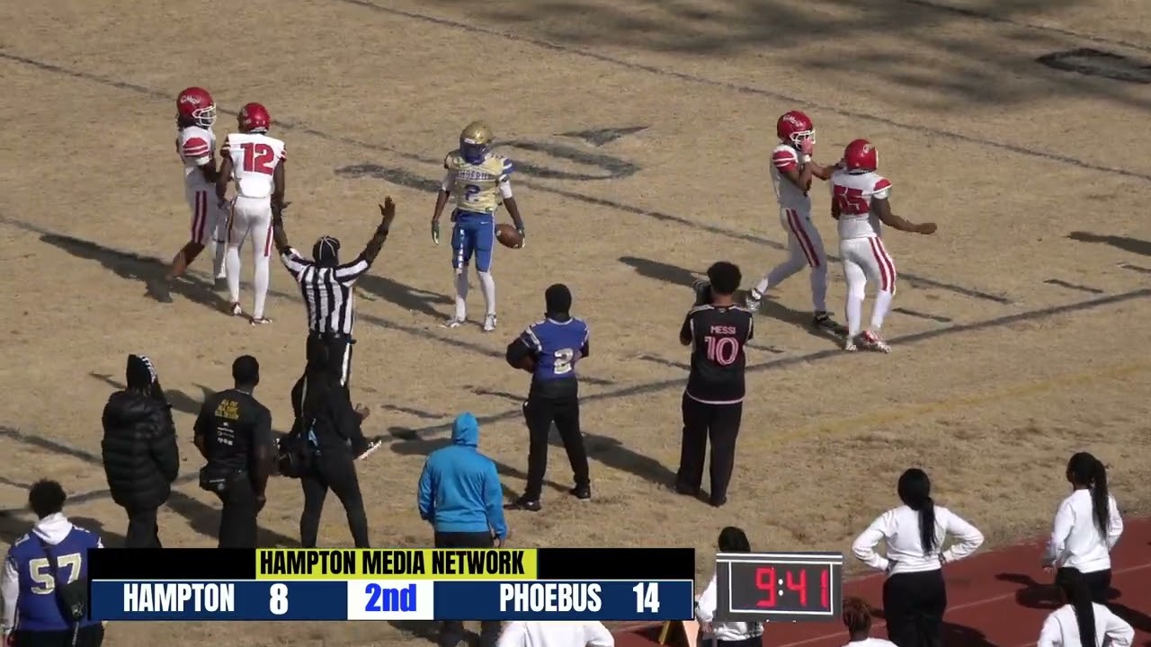 Hampton vs Phoebus Football 🏈 Division 4A Semi-Final 11-18-23