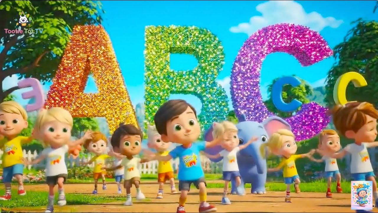 The ABC Song (Learn the Alphabet!) + More Kids Learning Songs | Tootie Tot TV