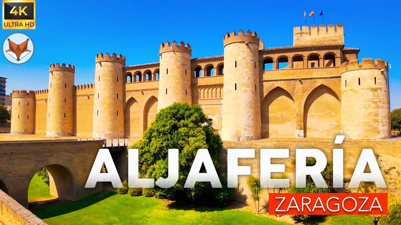 Дворец Альхаферия, Сарагоса | Пешеходный тур [4K/60 FPS]