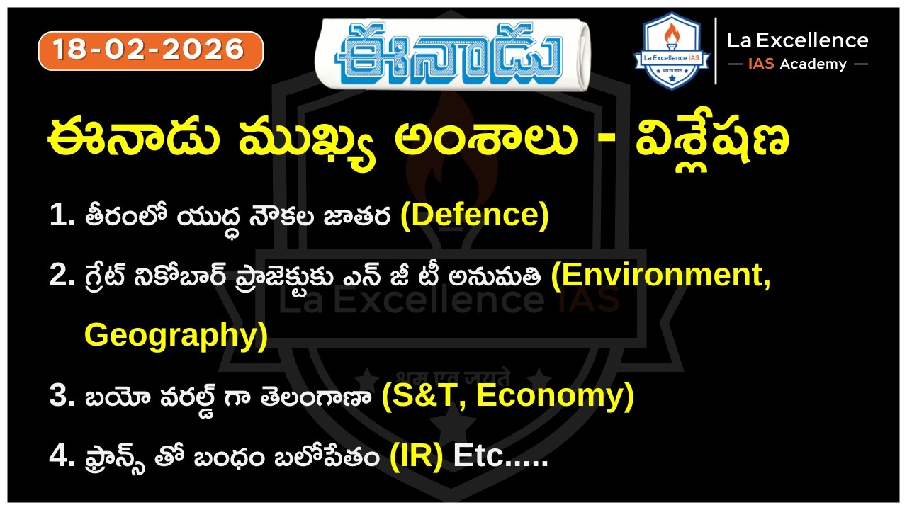 Eenadu News Analysis  #appsc #tgpsc #upsc Best IAS coaching in Hyderabad - Best UPSC Coaching