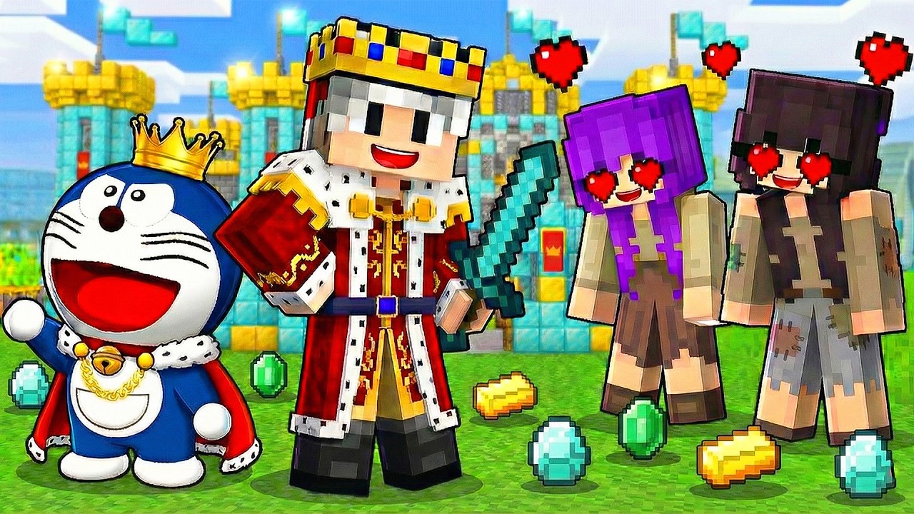 GÜROL VE TOMBİŞ KRAL OLUP KIZLARI ETKİLEDİ - Minecraft