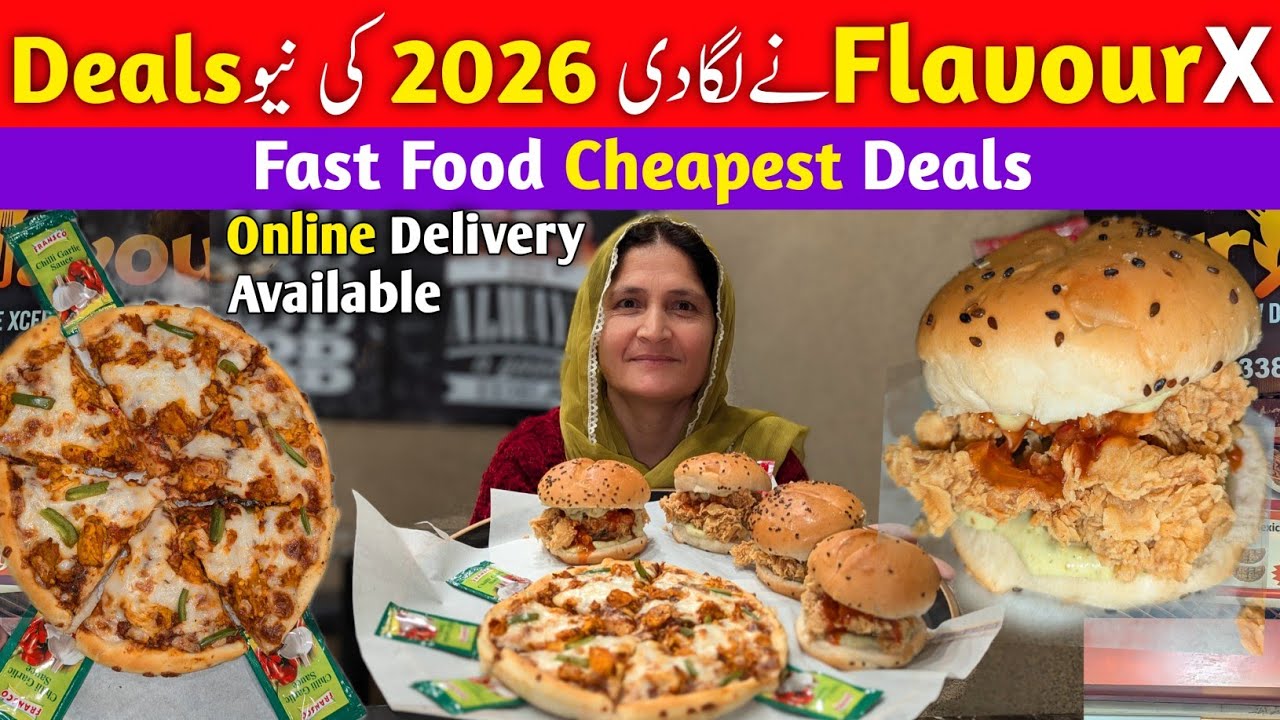 Fast Food Cheapest Deals | Best Fast food deals | 4 Zinger Burger 1 Mediums Pizza Sirf 1150Rs Me 