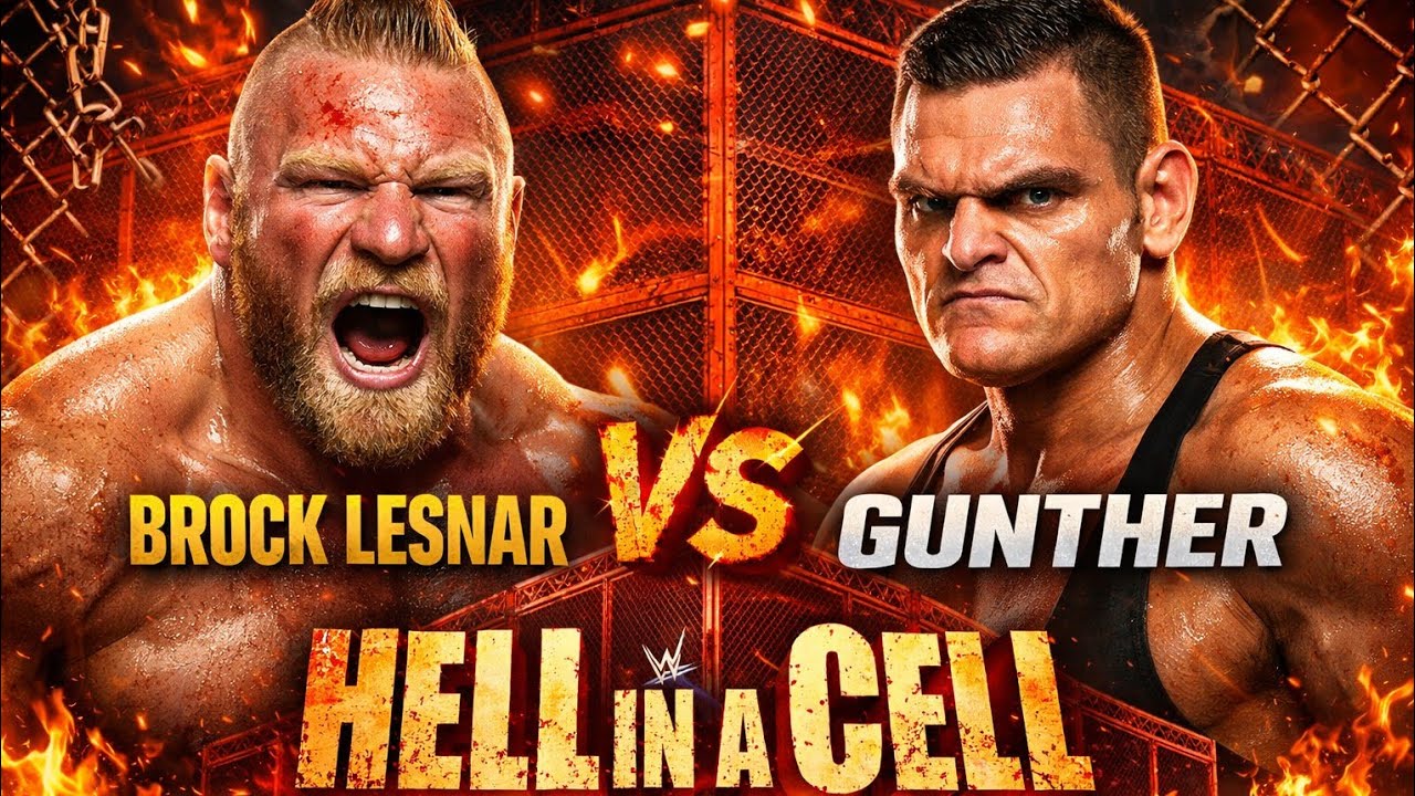 Brock Lesnar vs Gunther – Deadly Hell in a Cell Fight | WWE 2K Gameplay😎😎