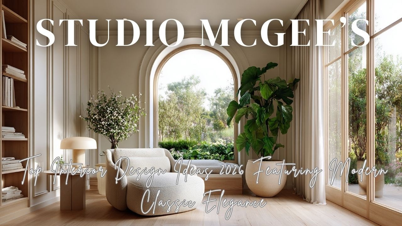 Top Interior Design Ideas 2026 Featuring Studio McGee’s Modern Classic Elegance