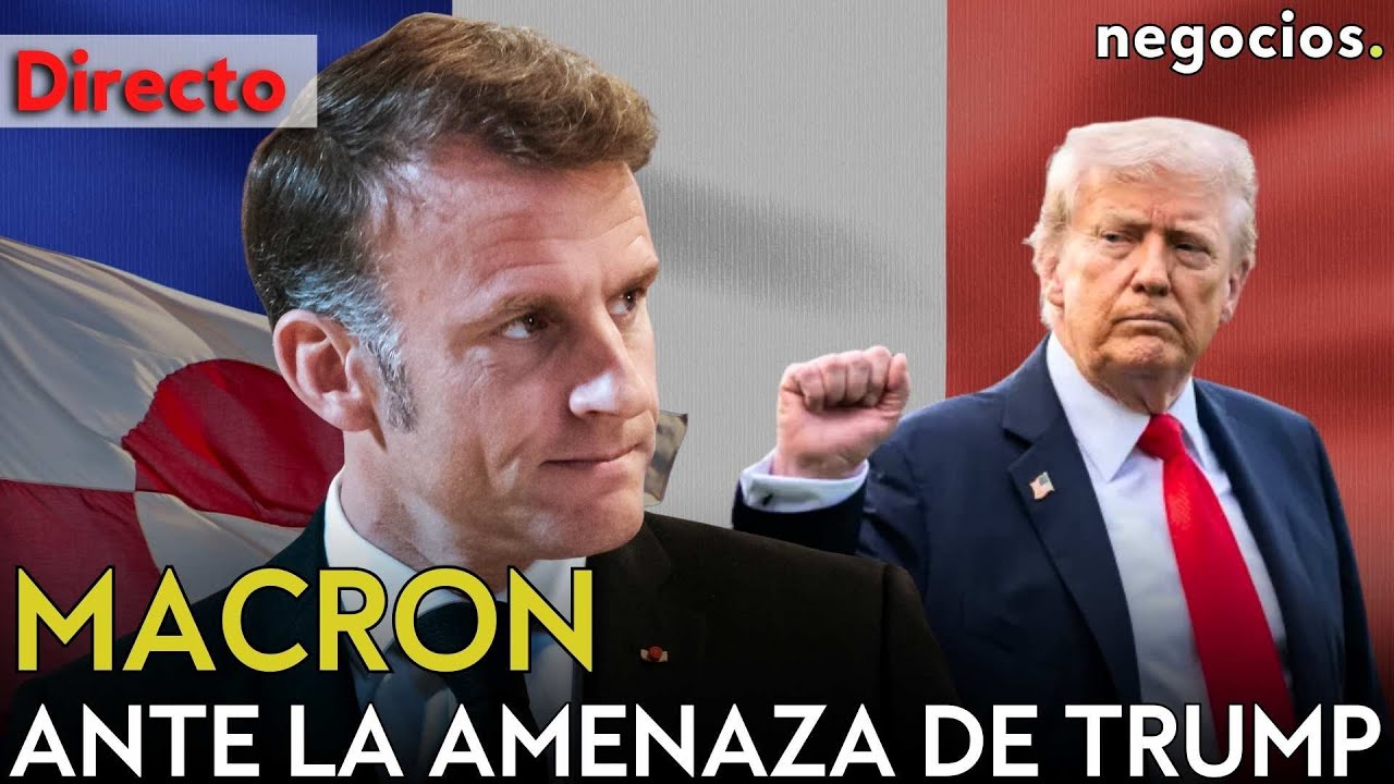 DIRECTO | MACRON RESPONDE A LA AMENAZA DE TRUMP A GROENLANDIA: TENSIÓN EN LA OTAN Y TROPAS AL ÁRTICO