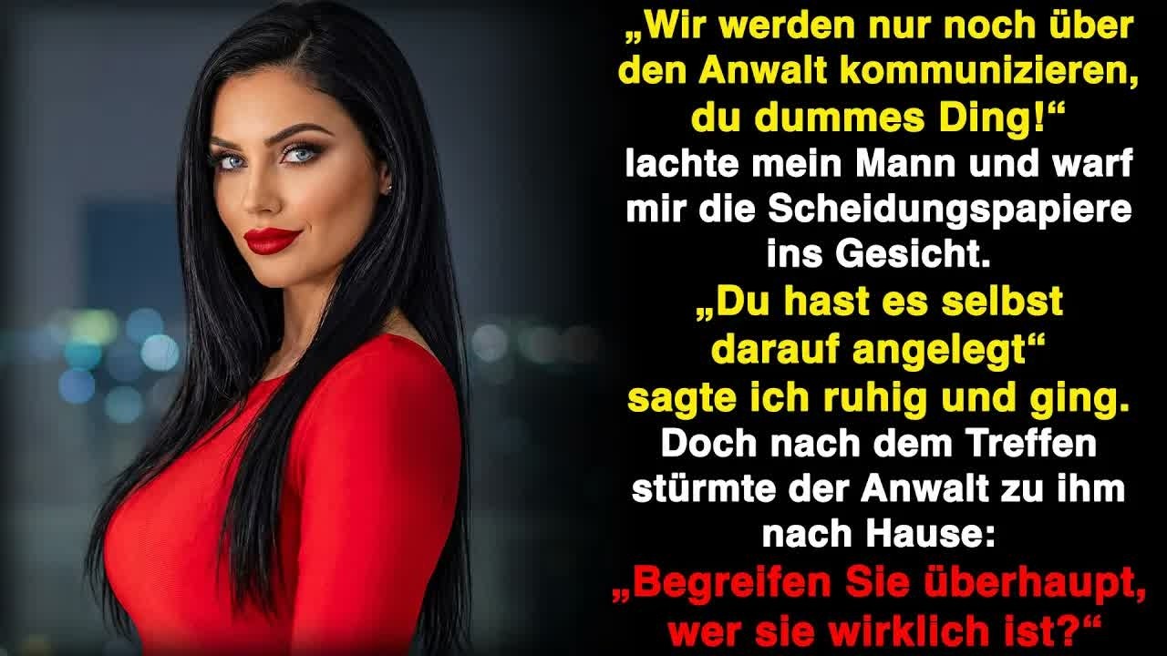 „Nur über den Anwalt“, lachte mein Mann   doch er wusste nicht, wer ich wirklich war