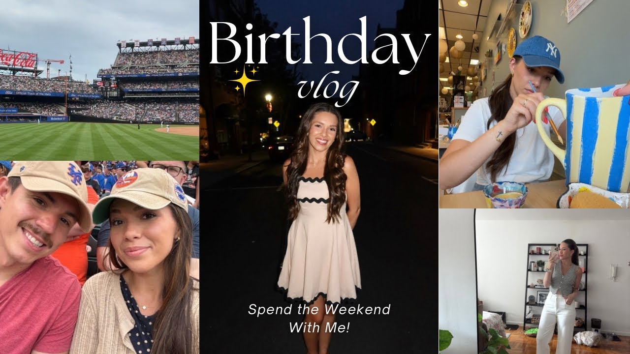 WEEKEND VLOG | birthday celebrations, crafts, baseball games & a lot of love