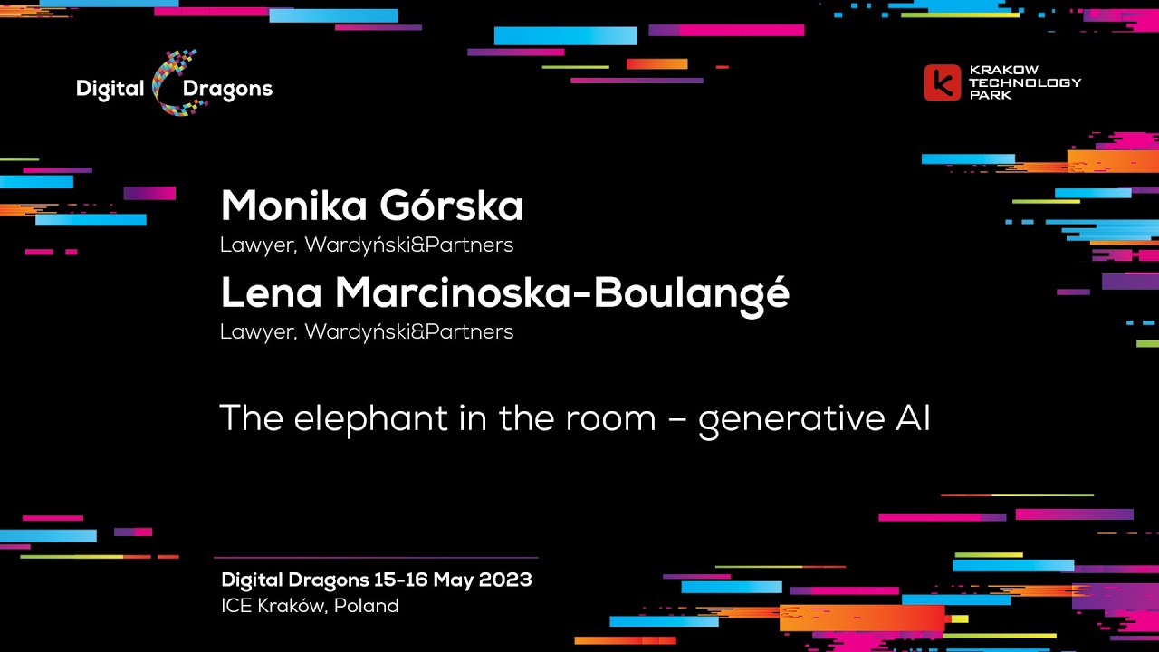 Monika G&oacute;rska,  Lena Marcinoska-Boulange - The elephant in the room &ndash; generative AI