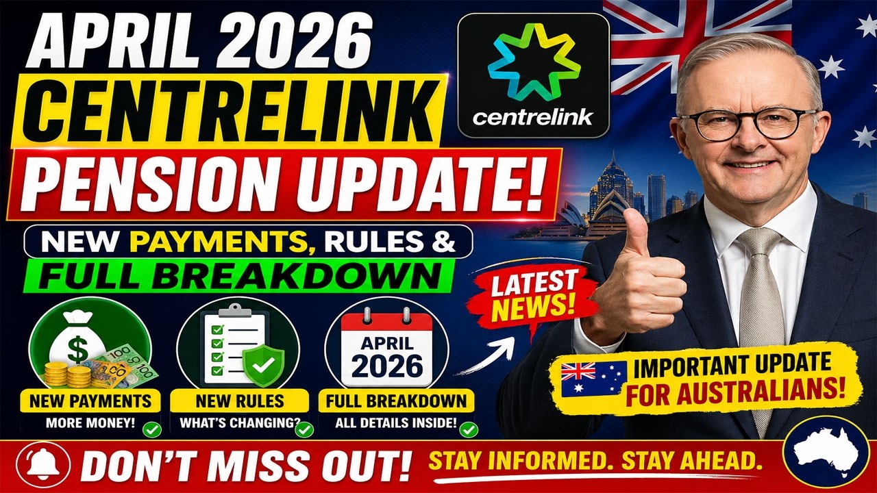 April 2026 Centrelink Pension Update | New Payment Rates | Rules Every Aussie Must Know