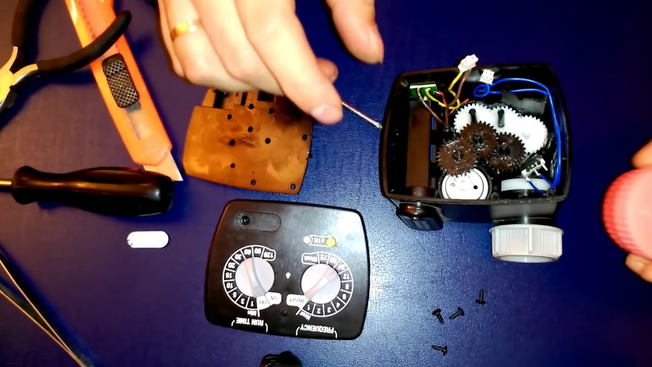 Reparar teporizador programador de riego