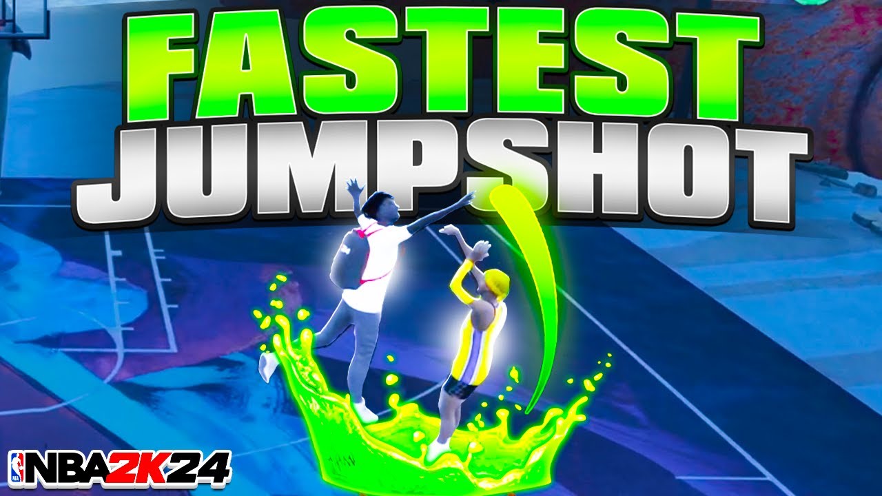 The FASTEST JUMPSHOT on NBA 2K24 made me hit CRAZY SHOTS...