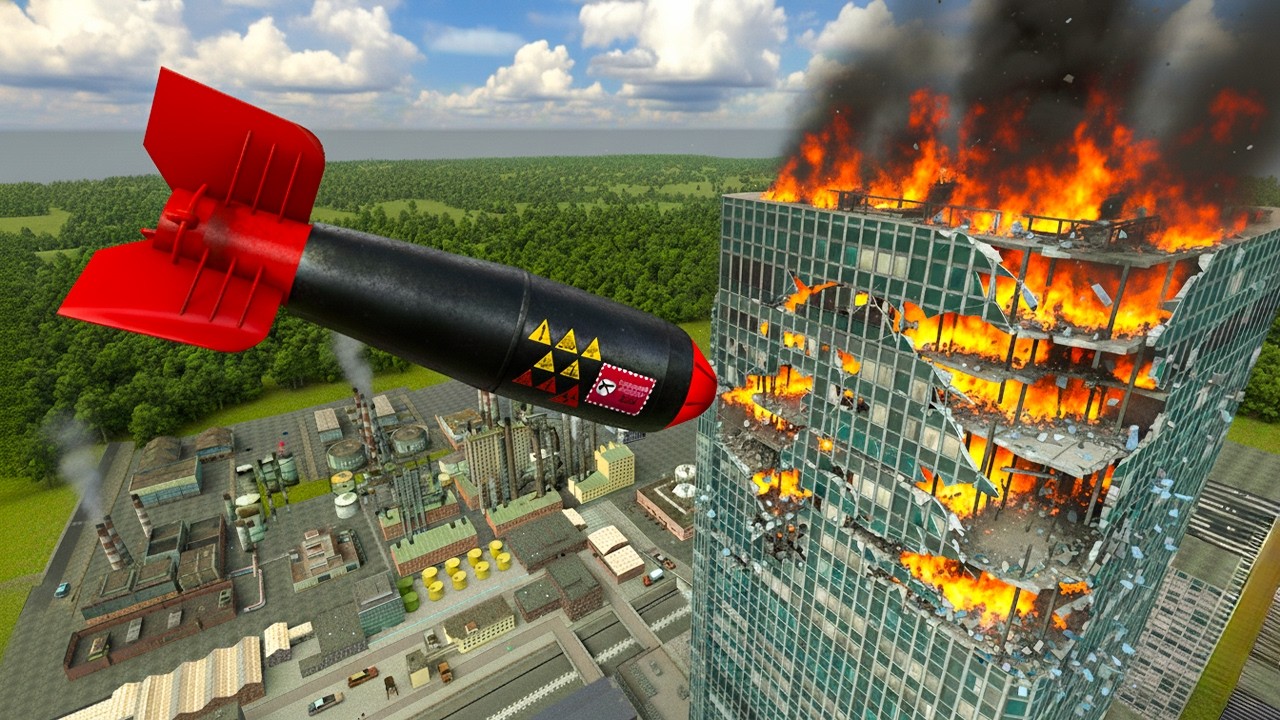 Garry's Mod: Throwing Every Nuclear Bomb in the City