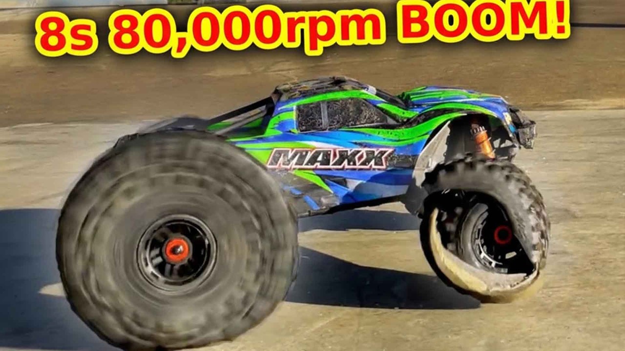 Удвойте мощность — не делайте этого со своим Traxxas MAXX!!