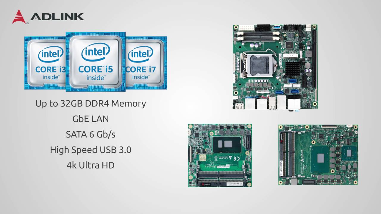 ADLINK - ADLINK Computer-on-Modules for 6th Generation Intel&reg; Processors