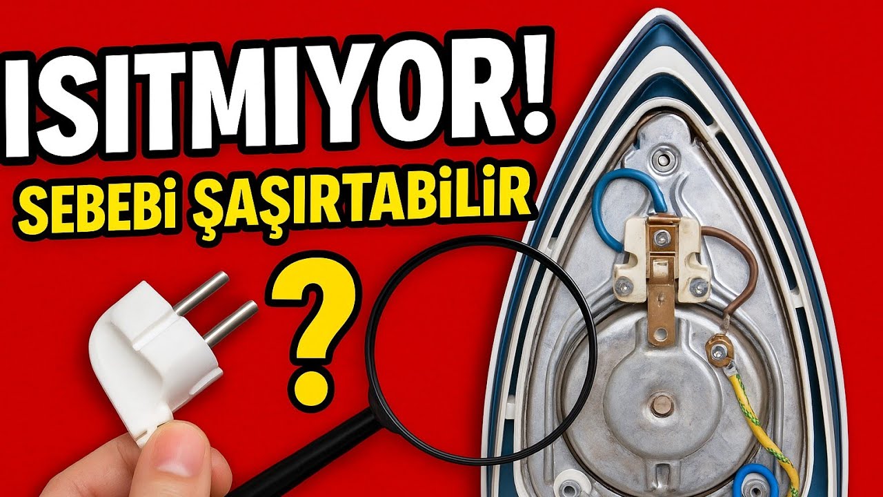 Ütü Isıtmıyor mu ? 3 Dakikada Sorunu bul !