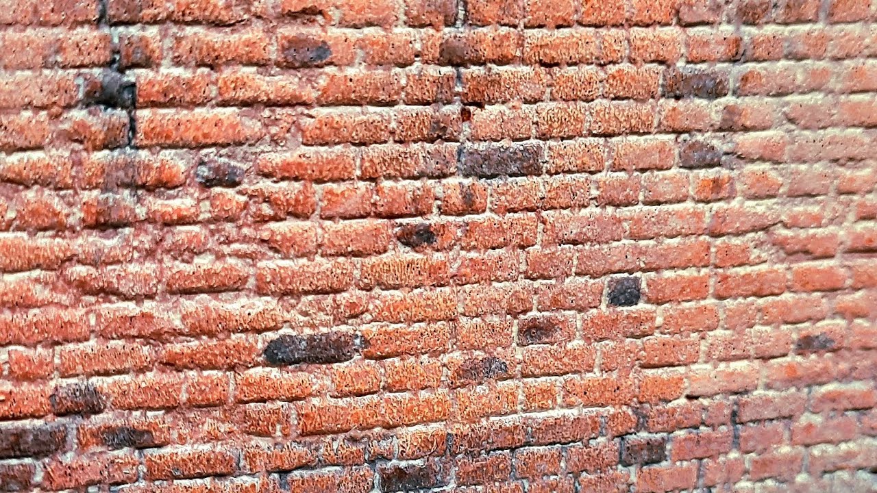 Brick walls made realistic for miniature war gaming or dioramas.🤪