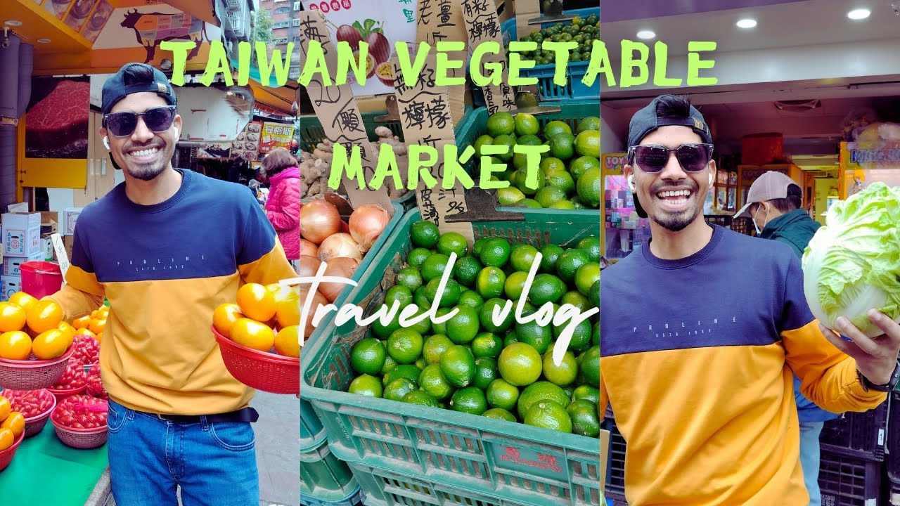 Exploring Taiwan daily vegetable Market | Taiwan Farmer's Market