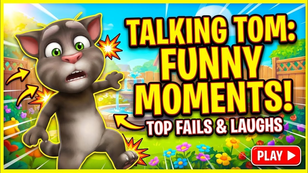 Talking Tom — Try Not to Laugh 😂 subscribe ✅️ #talkingtom #talkingtomcat #cat #funny #youtube #tom 