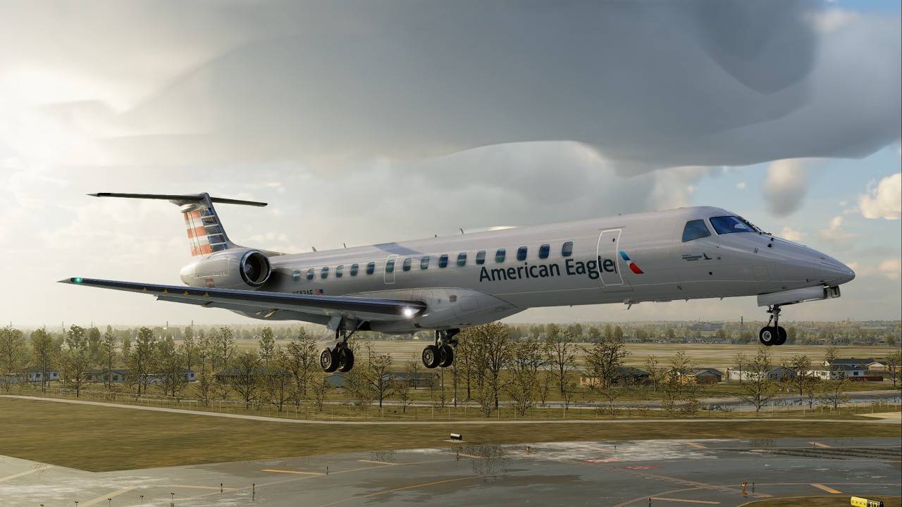 PDT ERJ-145 Landing | KPHL | X-Plane 12