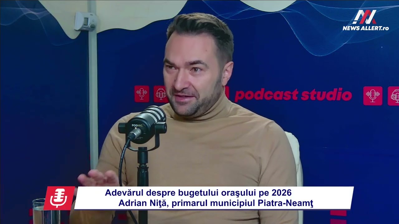 Primarul de Piatra-Neamţ, Adrian Niţă, despre majorări de taxe, impozite şi bugetul pe 2026