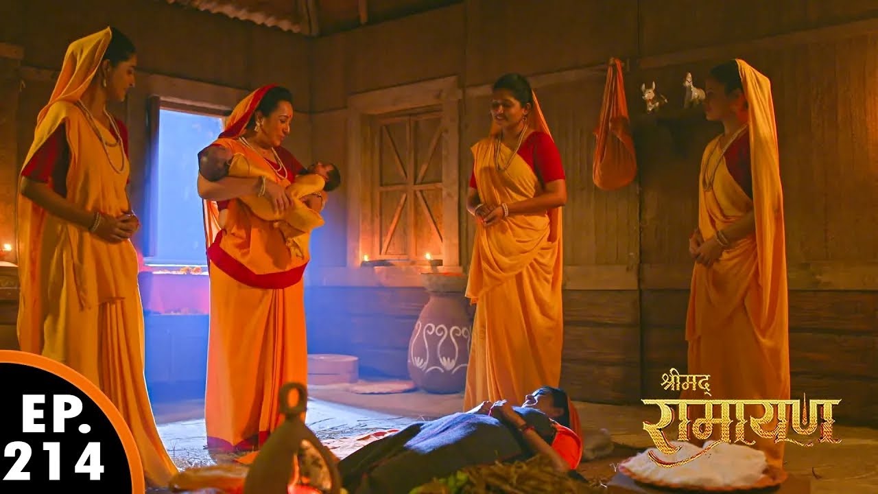 माता सीता ने अपने पुत्र को जन्म दिया | श्रीमद् रामायण | Shrimad Ramayan | Ep 214- Full Episode