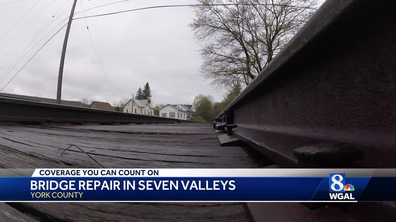 Bridge repair in Seven Valleys, York County