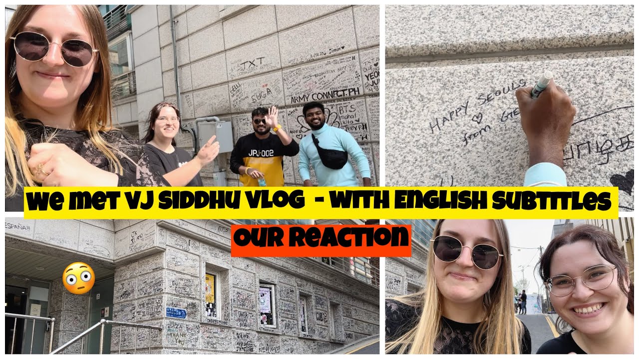 ВСТРЕЧАЕМ VJ SIDDHU VLOGS - НАША РЕАКЦИЯ С АНГЛИЙСКИМИ СУБТИТРАМИ 💜🌸