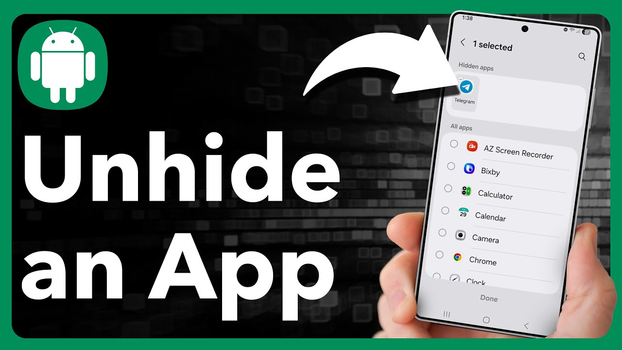 How To Unhide Apps On Samsung Phone