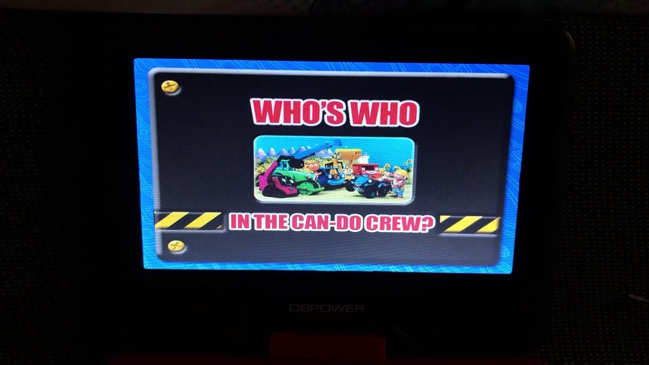 Bob the builder when Bob became a builder 2006 DVD menu walk-through