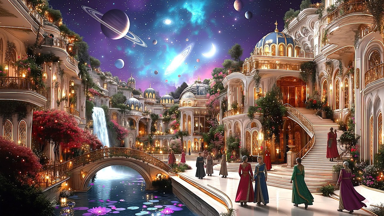 Enthroned in the Cosmos | A Queen’s 4k Journey Through Hidden Celestial Realms