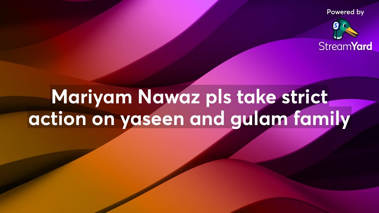 Pls take strict action on yaseen and gulam family#pakistangovernment #