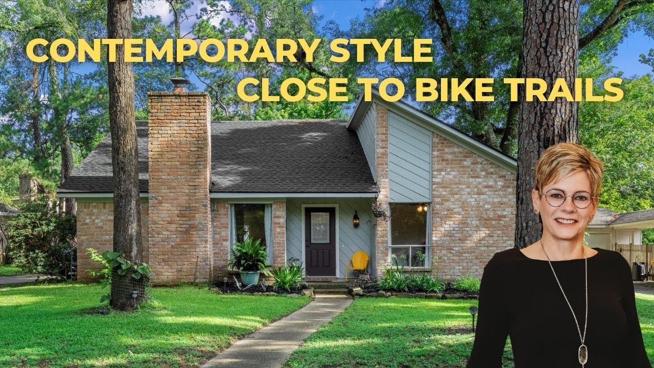 Contemporary Home in Wooded Spring TX Neighborhood | Atrium, Large lot, Close to Bike Trails and 99
