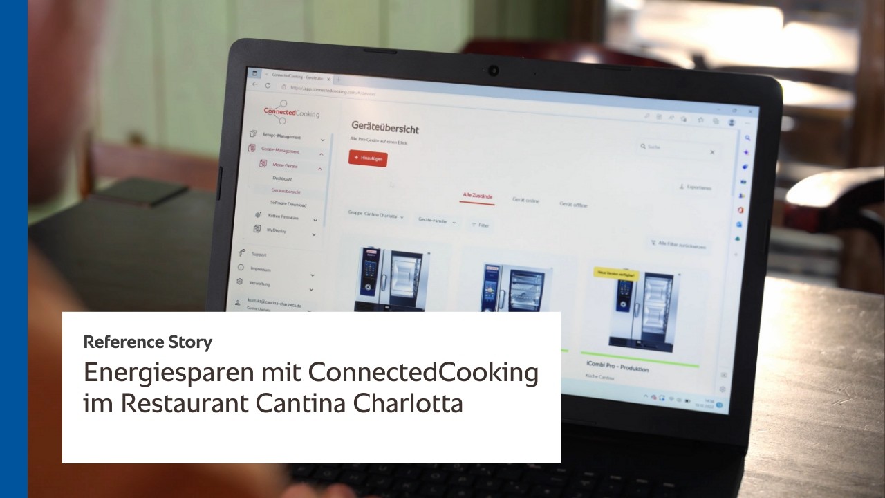 Energiesparen mit ConnectedCooking im Restaurant Cantina Charlotta | RATIONAL