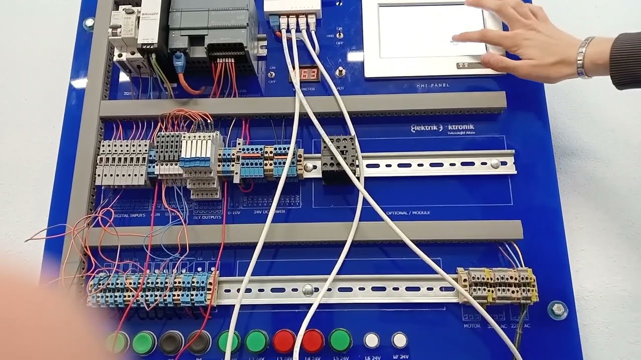 emko operatör panel ( o.p. hmi  cihaz ) ile s7 1200 plc bağlantısı başlangıç seviye uygulaması 2025