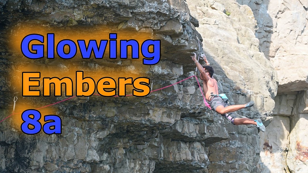 Best New Route in The Promenade Swanage. 8a? Sport climbing in the Roof!