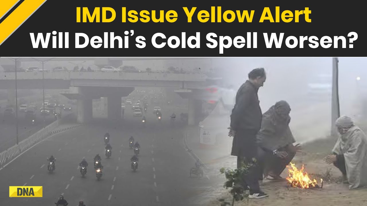 Weather News: IMD Alerts Delhi Residents As Winter Chill Intensifies After Overnight Rain