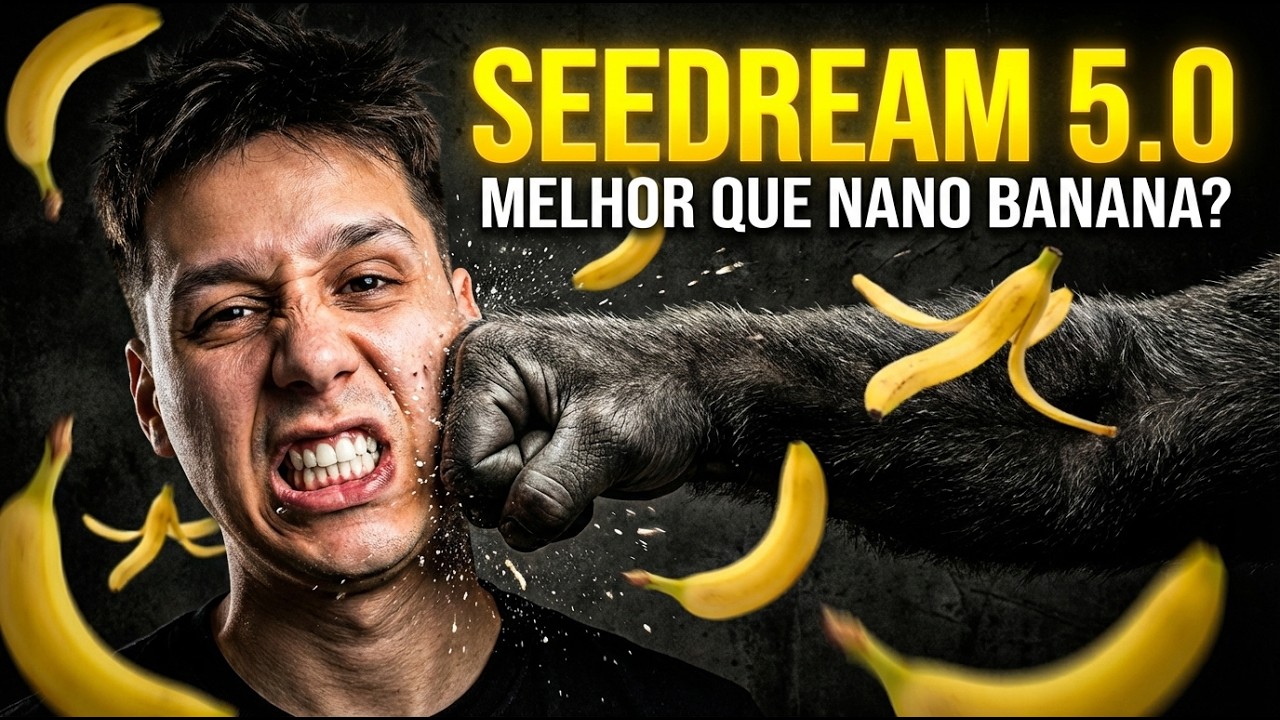 Novo SEEDREAM 5.0: INSANO! Nano Banana ficou pra trás?