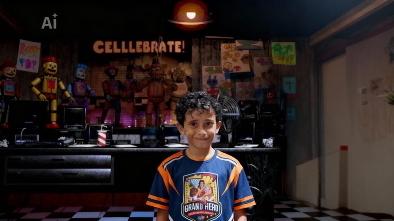 Eu joguei five night at freddys pela a primeira vez 