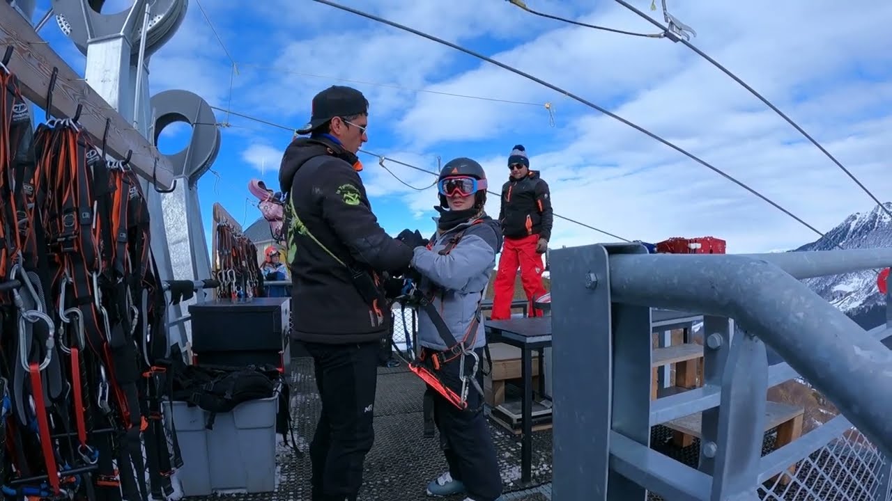 Valmorel 2023 avec tyrolienne