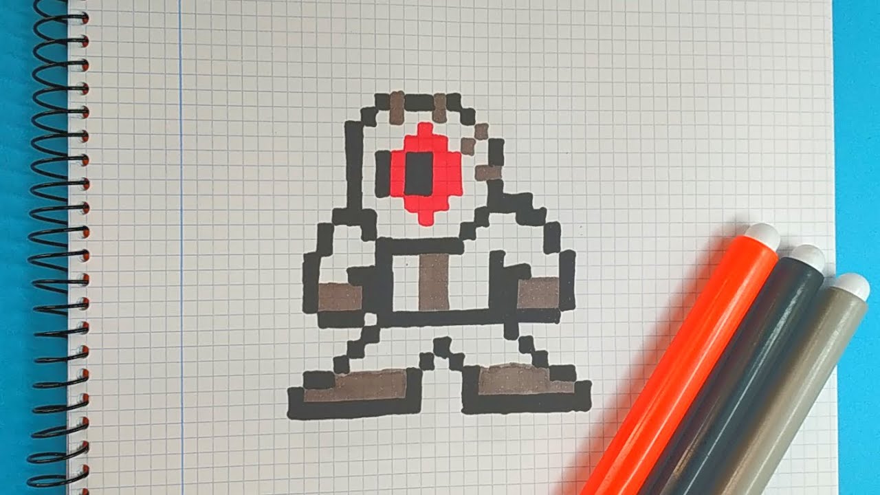 How to Draw WILD CARD SKIN | FORTNITE Pixel Art Tutorial