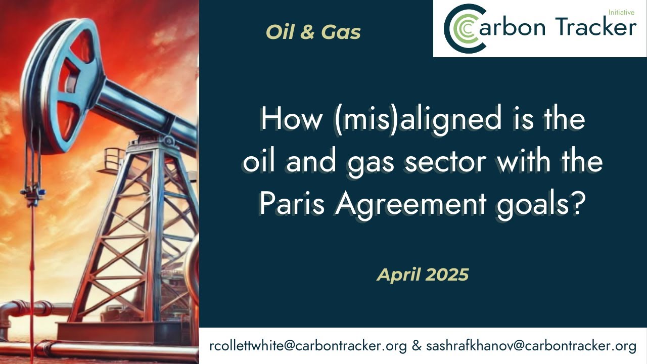 How (mis)aligned is the oil and gas sector with the Paris Agreement goals?