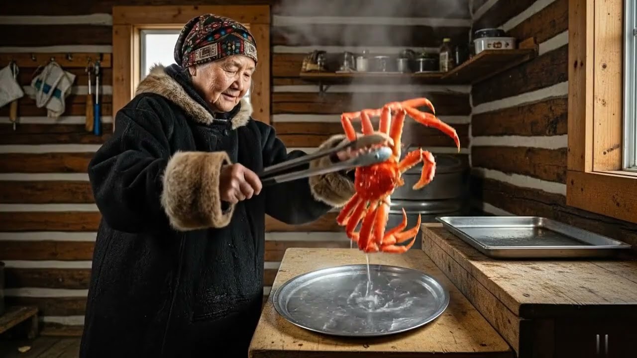 93-Year-Old Arctic Woman Hunts King Crabs & Survives a Polar Bear Attack
