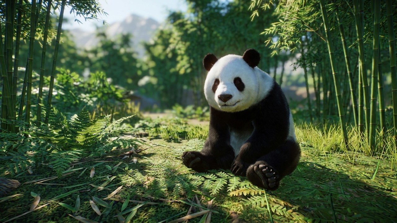 Planet Zoo Giant Panda Cam View