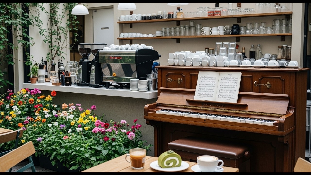 Smooth Morning Café Jazz ☕ Relaxing Study & Work Focus 90 Min