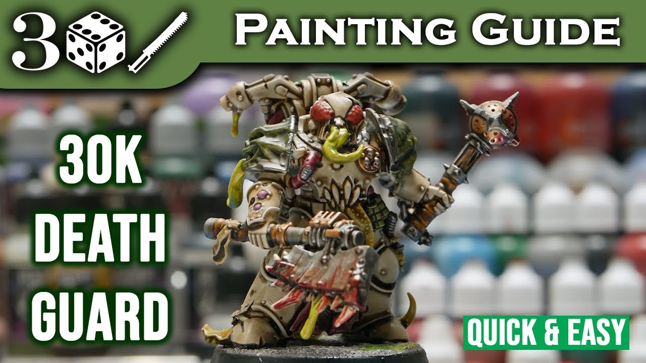 Painting Horus Heresy-Era Death Guard Quick and Easy - Warhammer 40k Tutorial