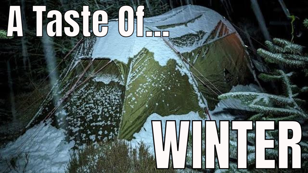 #286 A Taste Of WINTER | Wild Camping In The MSR Tindheim 2 |