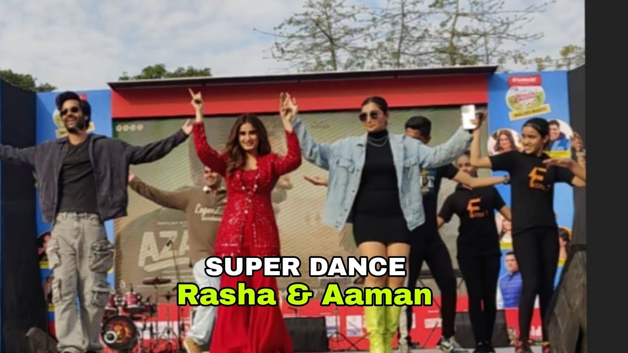 Raveena's Daughter Rasha Thadani & Aman Devgan Movie Promot Azad At Malad Masti Festival