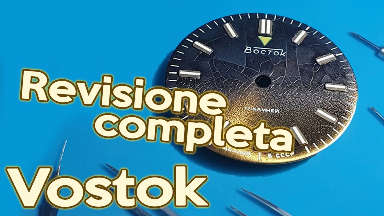 Revisione e restauro di un orologio Vostok Komandirskie vintage - Timelapse