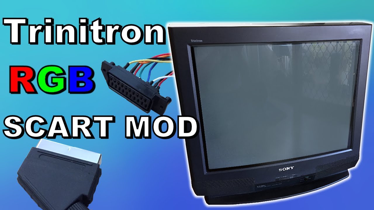 Another Sony Trinitron RGB SCART Mod! KV-T29SF8