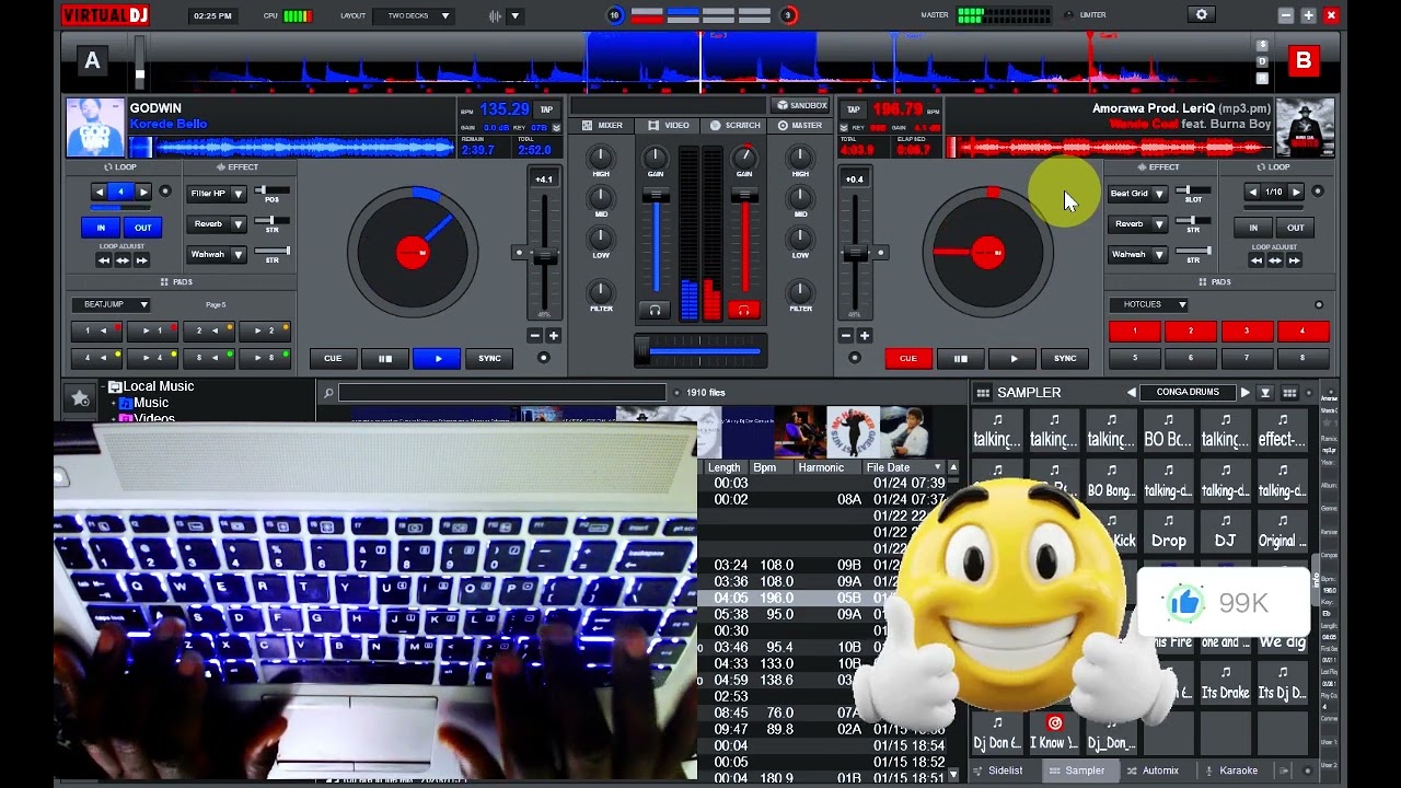 Best Virtual DJ Mapping Shortcut keys(Make Your Finger Drums and Dj Scratehes Sound)